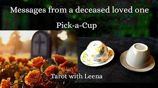 Coffee cup reading  Messages from a deceased loved one  Pick a Cup  Tarot with Leena [upl. by Jerman]