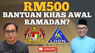 BANTUAN AWAL RAMADAN RM500 SECARA ONEOFF [upl. by Nevlin]