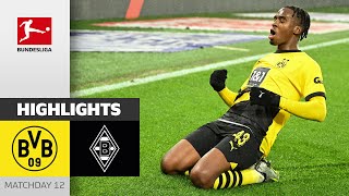 Borussia Dortmund  Borussia Mgladbach 42  Highlights  MD12 – Bundesliga 202324 [upl. by Judenberg155]