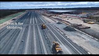 HCMT Pakenham East depot flyover  first quarter 2018 [upl. by Ellyn]