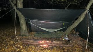 Bushcraft  Wild Camping in November England [upl. by Sherm324]