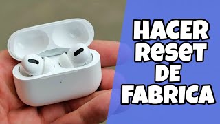 Como RESETEAR de fabrica tus AIRPODS Hard reset Factory reset  TecTips [upl. by Sarson882]