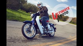 2019 Honda Super Cub C125 ABS First Ride Review  Ultimate Motorcycling [upl. by Nosydam]