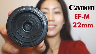 MUST HAVE LENS for Canon M  EFM 22mm Lens Review Canon M50 [upl. by Radferd]