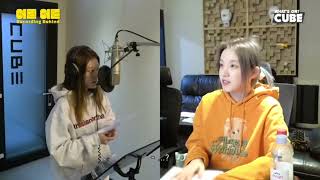 Yuqi might have to kill Shuhua in the studio [upl. by Lebatsirc279]