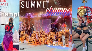 CHEERLEADING SUMMIT VLOG 2022 disney and fuel takes home gold undefeated [upl. by Anid]