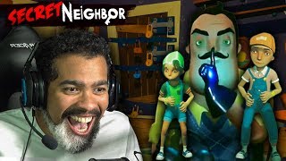 THERES A HELLO NEIGHBOR MULTIPLAYER GAME  Secret Neighbor [upl. by Dierdre]