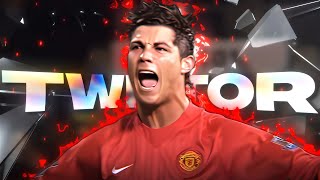 Cristiano Ronaldo 0709 Manchester United Twixtor Clips 4K  CC [upl. by Maitilde276]