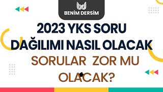 2023 YKSTYT Soru Dağılımı ve Sözel Soruları Nasıl Olacak REHBERLİK5 [upl. by Mukerji]