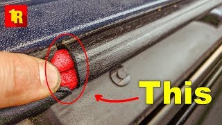 Why You Need To DO THIS TO YOUR CARS WEATHERSTRIPPING NOW [upl. by Einiar]