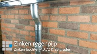 Zinken regenpijp bochten [upl. by Capone473]