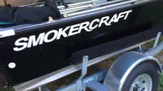 Smoker Craft Pro Camp 161  1620 aluminum fishing boat [upl. by Cordula]