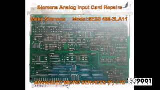 Siemens 6ES5 4663LA11 Analog Input Card Repairs  Advanced Micro Services PvtLtd [upl. by Lertnahs]