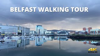 Belfast City Centre Walking Tour 4K 60fps  June 2022 [upl. by Philip]