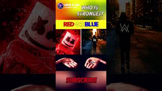 RED OR BLUE  ALAN WALKER OR MARSHMELLO shorts ncs music [upl. by Pippo]