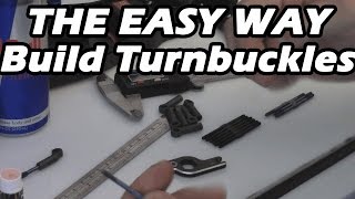 How To Build RC Turnbuckles the easy way [upl. by Eentruok]