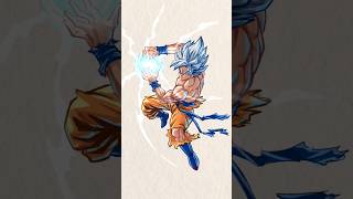 quick drawing goku dragonball fight illustration by SketchPunch art doodle digitalart boxing [upl. by Nylcsoj]