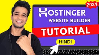 Hostinger Website Builder Tutorial 2024  Hindi  No Code Website [upl. by Cram]