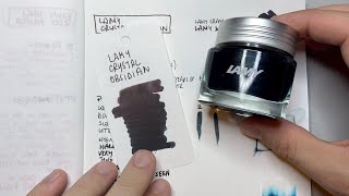 Lamy Obsidian Ink Review [upl. by Clemens]