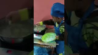 Kuih onde onde pula kenangan nadhratulhannan kuihondeonde PASTI 6tahun 2023 shortvideo [upl. by Arlene484]