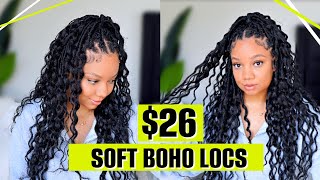 26 BOHO SOFT LOCS 🔥 AMAZON MUST HAVE CROCHET HAIR [upl. by Greer]