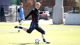 Jasper Cillessen practices safe keeping [upl. by Sharla]