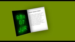 Flipping Book Animation with CSS  HTML CSS [upl. by Erline]