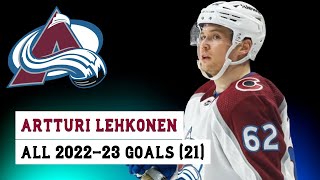 Artturi Lehkonen 62 all 21 Goals of the 202223 NHL Season [upl. by Noirret]