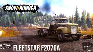 SnowRunner How to get the Fleetstar F2070A Customization and a HAUNTED ROAD [upl. by Aarika]