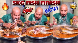 5KG Fish Eating l Ulhas Kamathe l Chicken Leg Piece [upl. by Alamac386]