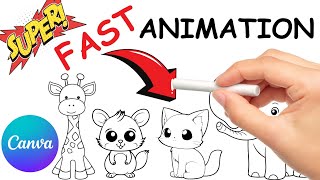 Super Fast 🚀 WhiteBoard Animation with Canva FREE  Updated Nov 2023 [upl. by Akinehc689]