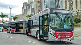 CAIO Millennium V Articulado  MercedesBenz O500UDA Bluetec 5  Metrópole Paulista  7 3123 [upl. by Ydnahs470]