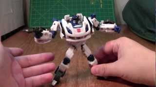 Transformers Fall of Cybertron Jazz Review Generations Deluxe Toy [upl. by Annaiviv158]