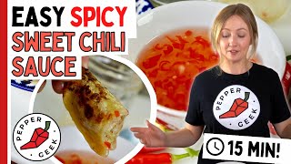 Sweet Chili Sauce Recipe  A Sweet amp Spicy Delight  Pepper Geek [upl. by Androw]