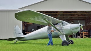 1946 Luscombe 8A Takeoffs Landings amp Ride Along [upl. by Ellennahc]