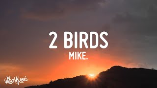 mike  2 birds Lyrics [upl. by Obeded424]