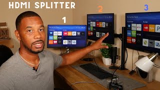 What is an HDMI Splitter  How to setup Multiple Displays [upl. by Akienaj]