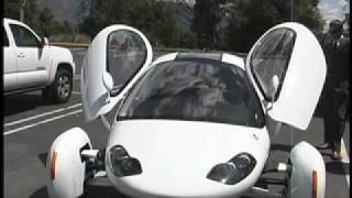 Studio 360 in LA Aptera  Car of the Future [upl. by Ydnerb]