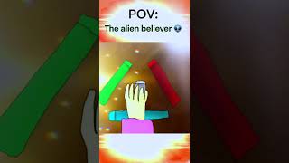 Getting conspiracy vibes from this encounter 🔎👁️shorts 2danimation funny scaryfypシ゚viral [upl. by Bathelda]