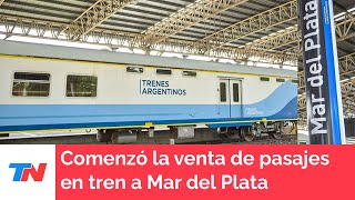 Comenzó la venta de pasajes en tren a Mar del Plata con más de 10 cuadras de cola [upl. by Farnsworth321]