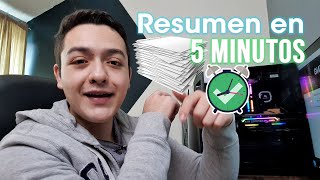 RESUME un texto en menos de 5 minutos  Página para resumir textos [upl. by Assilym468]