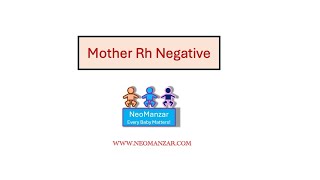 Mother Rh Negative [upl. by Angelita]