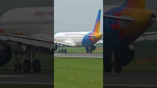 Jet2 A321NEO Take Off at Manchester Airport shorts [upl. by Eugilegna]