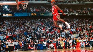 Michael Jordans Legendary Free Throw Line Dunk HD [upl. by Eladnor]