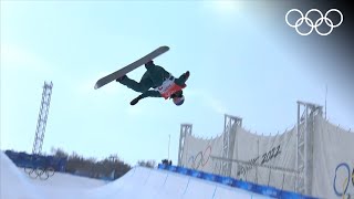 🏂 Scotty James vs Ayumu Hirano  Snowboard Beijing 2022  Halfpipe qualifying highlights [upl. by Sturdivant243]