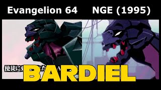 Bardiel the 13th angel  comparison evangelion vs evangelion 64 [upl. by Britt985]