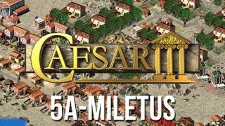 Caesar 3  Mission 5a Miletus Peaceful Playthrough HD [upl. by Ardnuek]