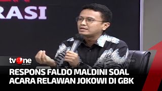 Faldo Maldini Semua Masyarakat Indonesia Merasa Memiliki Jokowi  Catatan Demokrasi tvOne [upl. by Donavon191]