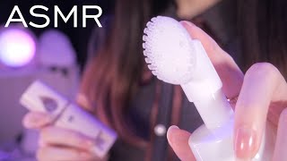 ASMR Friend Does Your Tingling Skincare 💆‍♀️🧼 Personal Attention Layered Sounds First Person [upl. by Meibers]