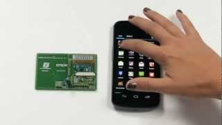 AS3953 NFC EPaper smart card [upl. by Emoryt]